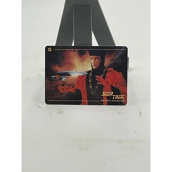 Hamilton Star Trek TNG Q Porcelain Collector‎ Card 0323A - Picture 3 of 6